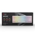 Klawiatura przewodowa SAVIO WHITEOUT BROWN mechaniczna Gaming podświetlenie RGB - 1167398