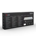 Klawiatura przewodowa SAVIO WHITEOUT BROWN mechaniczna Gaming podświetlenie RGB - 1698515