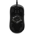 Mysz przewodowa SAVIO HEX-R Black 200-12000 DPI, PMW3327, 8 przycisków, Optyczna, ARGB, LED, Czarna - 1315167