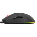 Mysz przewodowa SAVIO GAMBIT Black 200-12000 DPI, PMW3327, 8 przycisków, Optyczna, ARGB, LED, Czarna - 1315171