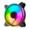 Zestaw 4 wentylatorów SAVIO FAN-01 120mm, ARGB, wraz kontrolerem oraz pilotem - 1522155