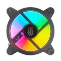 Zestaw 4 wentylatorów SAVIO FAN-01 120mm, ARGB, wraz kontrolerem oraz pilotem - 1522159