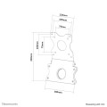 Uchwyt do głośników Neomounts FPMA-VESAMAC2127 10"-27" 15 kg max Vesa 100x100 Silver - 1968809