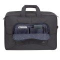 Torba do notebooka 17,3" RIVACASE Tegel czarna, z materiału wodoodpornego - 1194433