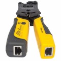 Zaciskarka wtyk&amp;oacute;w RJ45/RJ11/RJ12/RJ22 z testerem okablowania Intellinet - 1177121