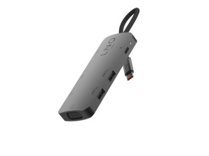 Replikator portów LINQ USB-C Hub 7w1 Triple Display MST