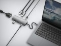 Replikator portów LINQ USB-C Hub 7w1 Triple Display MST - 1492067