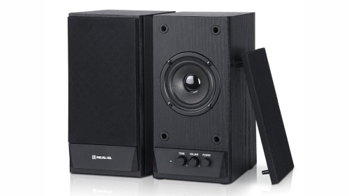 Głośniki komputerowe 2.0 REAL-EL  S-219, black - 1970454