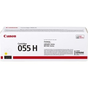 Kaseta z tonerem Canon 055H 1 szt. Oryginalny Żółty