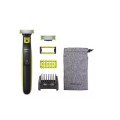 Philips | Golarka/trymer OneBlade do twarzy i ciała | QP2821/20 | Czas pracy (maks.) 45 min | Na mokro i na sucho | NiMH | Czarny/Zielony - 1972322