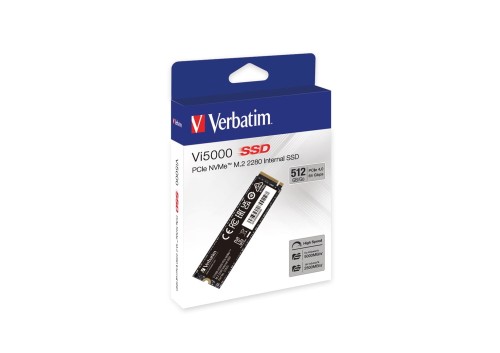 Dysk SSD Verbatim NVMe, 512GB, Vi5000 M.2 - 1973634