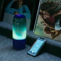 Bezprzewodowy inteligentny głośnik LED V-TAC z technologią Bluetooth 2x3W USB Micro SD Niebieski VT-7456 - 1977929