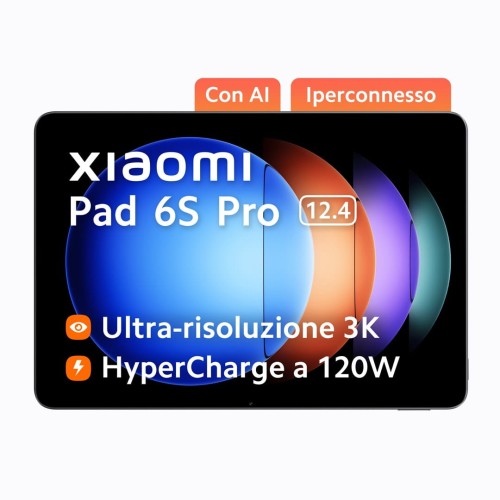Tablet Xiaomi PAD 6S PRO 8/256GB WIFI 12.4" Gray - 1979104
