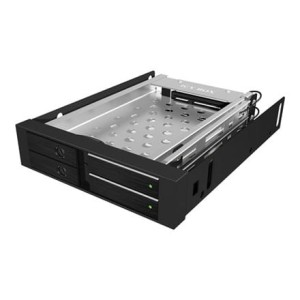 ICYBOX IB-2227StS IcyBox kieszeń wewnętrzna na 2 dyski 2,5 SATA HDD lub SSD, Czarna