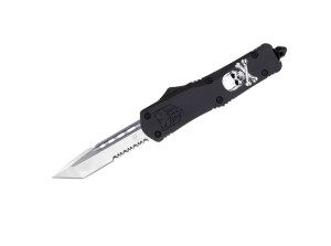 Nóż CobraTec Large FS-3 Jolly Roger Tanto Serrated