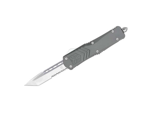 Nóż CobraTec Large FS-X Grey Tanto Serrated - 1986066