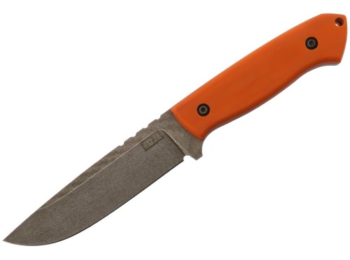 Nóż ZA-PAS Ultra Outdoor Stonewash G10 Orange - 1986099