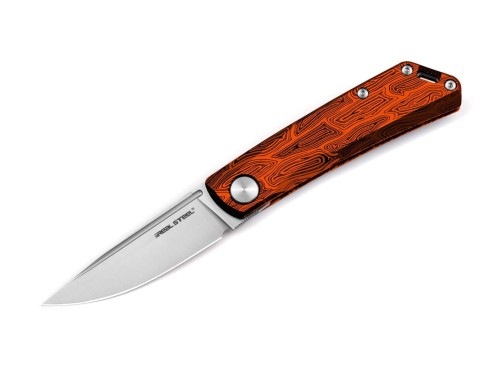 Nóż Real Steel Luna Damast G10 Sky Orange Boker EX - 1986158