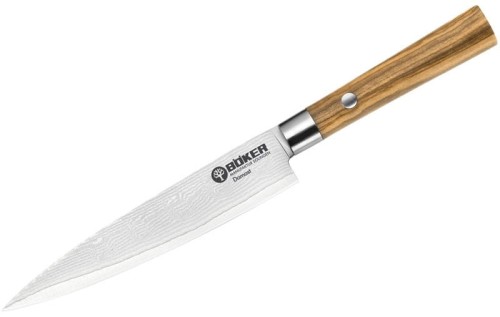 Nóż uniwersalny Böker Damast Olive - 1986286