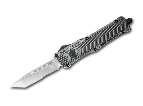 Nóż CobraTec Large CTK-1 Stonewash Tanto Serr - 1986525