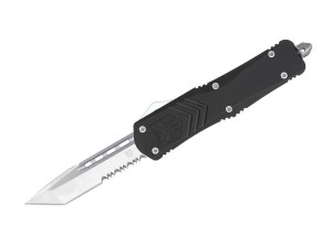 Nóż CobraTec Large Black FS-X Tanto Serrated