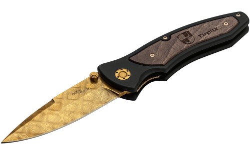 Nóż Böker Tirpitz Damast Gold - 1986704