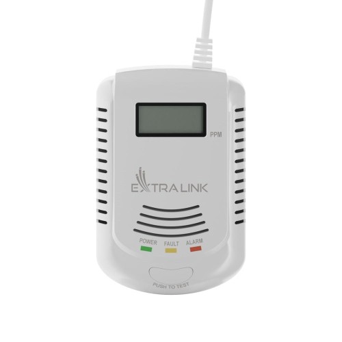 Extralink JKD-808COM | Czujnik gazu i tlenku węgla | 110dB - 1989889