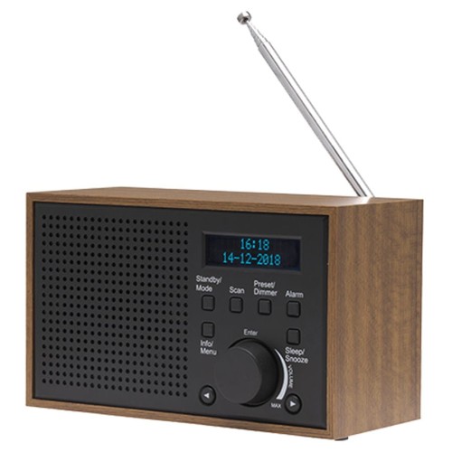 Kompaktowe radio Denver DAB-46 szare - 1989999