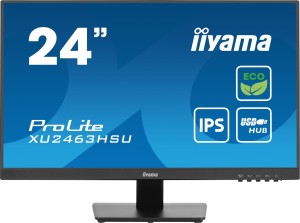 Monitor iiyama 23,8" ProLite XU2463HSU-B1 IPS FHD 100Hz HDMI DP HUB głośniki