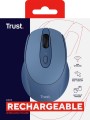 Mysz TRUST ZAYA Wireless Rechargeable Mouse BLUE (25039) - 1997084