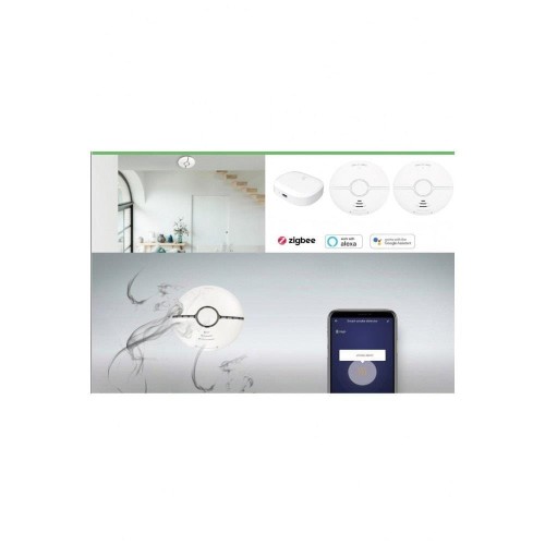 Czujnik wykrywania dymu Woox inteligentny Smart Zigbee - 1401692