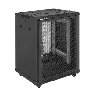 QOLTEC SZAFA RACK 19" | 15U | 600X855X600 | PERFOROWANE DRZWI