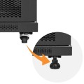 Szafa RACK Qoltec 19" | 15U | 600 x 600 x 855 | perforowane drzwi | stalowa obudowa - 1940312