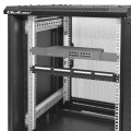 Szafa RACK Qoltec 19" | 15U | 600 x 600 x 855 | perforowane drzwi | stalowa obudowa - 1940316