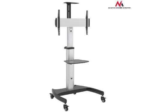 Stand, wózek aluminiowy regulowany do telewizora Maclean MC-801 max 50kg max VESA 600x400 - 966190