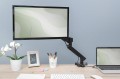 Ramię biurkowe pojedyńcze z zaciskiem DIGITUS 1xLCD z sprężyną gazową i zintegrawaną stacją dokującą max. 30" i 9kg PD 3.0 - 1666633