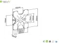 Uchwyt ścienny Techly 17"-37", 35kg slim - 1366361