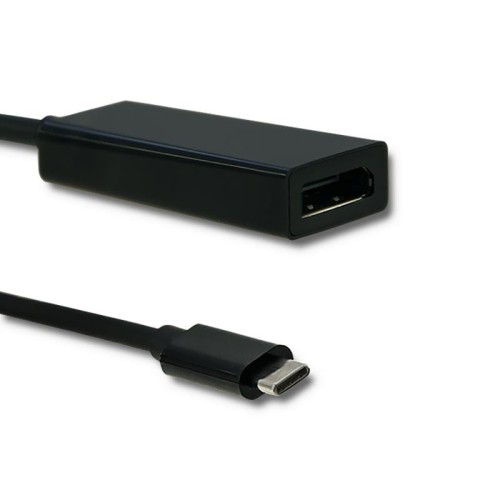 Kabel adapter Qoltec USB 3.1 typ C M / DisplayPort Żeński | 4K | 0,23m - 973695