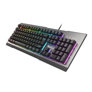 Geneza | Rod 500 | Srebrny/Czarny | Klawiatura do gier | Przewodowe | Światło LED RGB | NAM