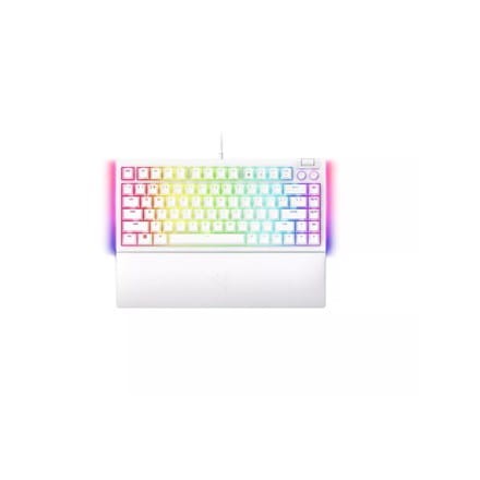 Razer | Biały | Czarna Wdowa V4 75% | Klawiatura do gier | Stany Zjednoczone | Przewodowe | Przełączniki mechaniczne - 2007430