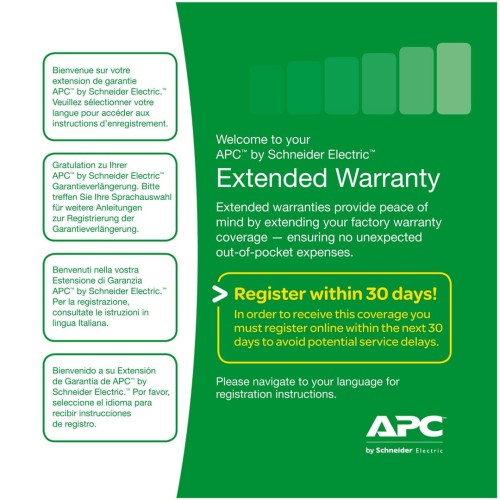 Service Pack 3 Year Warranty Extension (for new product purchases) - 2009865