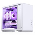 Jonsbo U4 Mini Micro-ATX-Gehäuse, Tempered Glass - weiß - 2015273