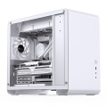 Jonsbo U4 Mini Micro-ATX-Gehäuse, Tempered Glass - weiß - 2015280