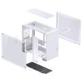 Jonsbo U4 Mini Micro-ATX-Gehäuse, Tempered Glass - weiß - 2015285