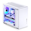 Jonsbo U4 Mini Micro-ATX-Gehäuse, Tempered Glass - weiß - 2015277
