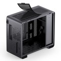 Jonsbo U4 Mini Mesh Micro-ATX-Gehäuse - schwarz - 2015305