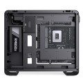 Jonsbo U4 Mini Mesh Micro-ATX-Gehäuse - schwarz - 2015304