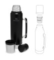Stanley termos LEGENDARY CLASSIC - MATTE BLACK 1L - 2017411