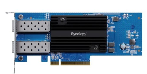Synology E25G30-F2  2x25GbE SFP28, PCIe 3.0 x8, Low Profile and Full Height - 2018217