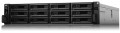 NAS Synology SA3200D; 2U RACK; 12x (3.5" SAS HDD/2.5" SAS SSD); Intel Xeon D-1521 (per controller); 8 GB DDR4 ECC UDIMM (max. 64GB) - per controller, 2x 1GbE RJ-45, 1x 10GbE RJ-45 (per controller) - 2018559